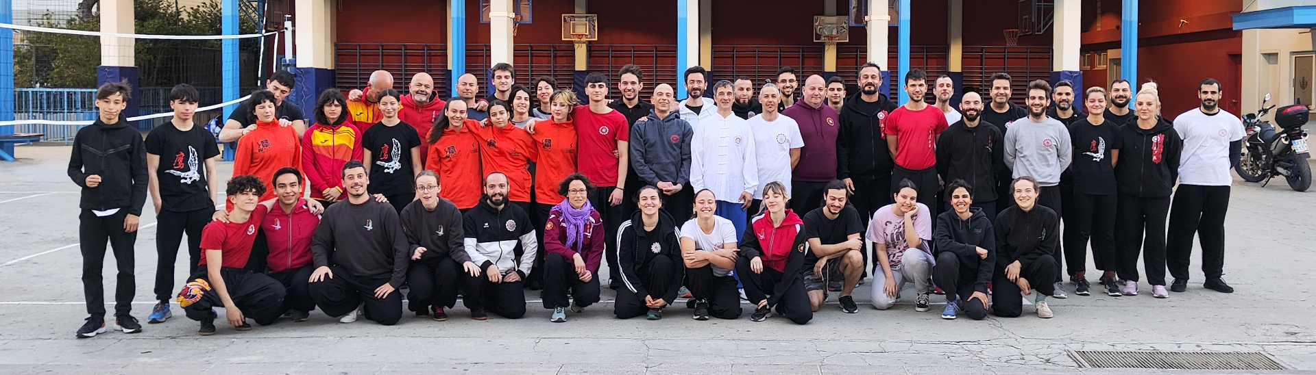 Ομαδική φωτογραφία σχολής ΑΝΑΣΑ Kung Fu