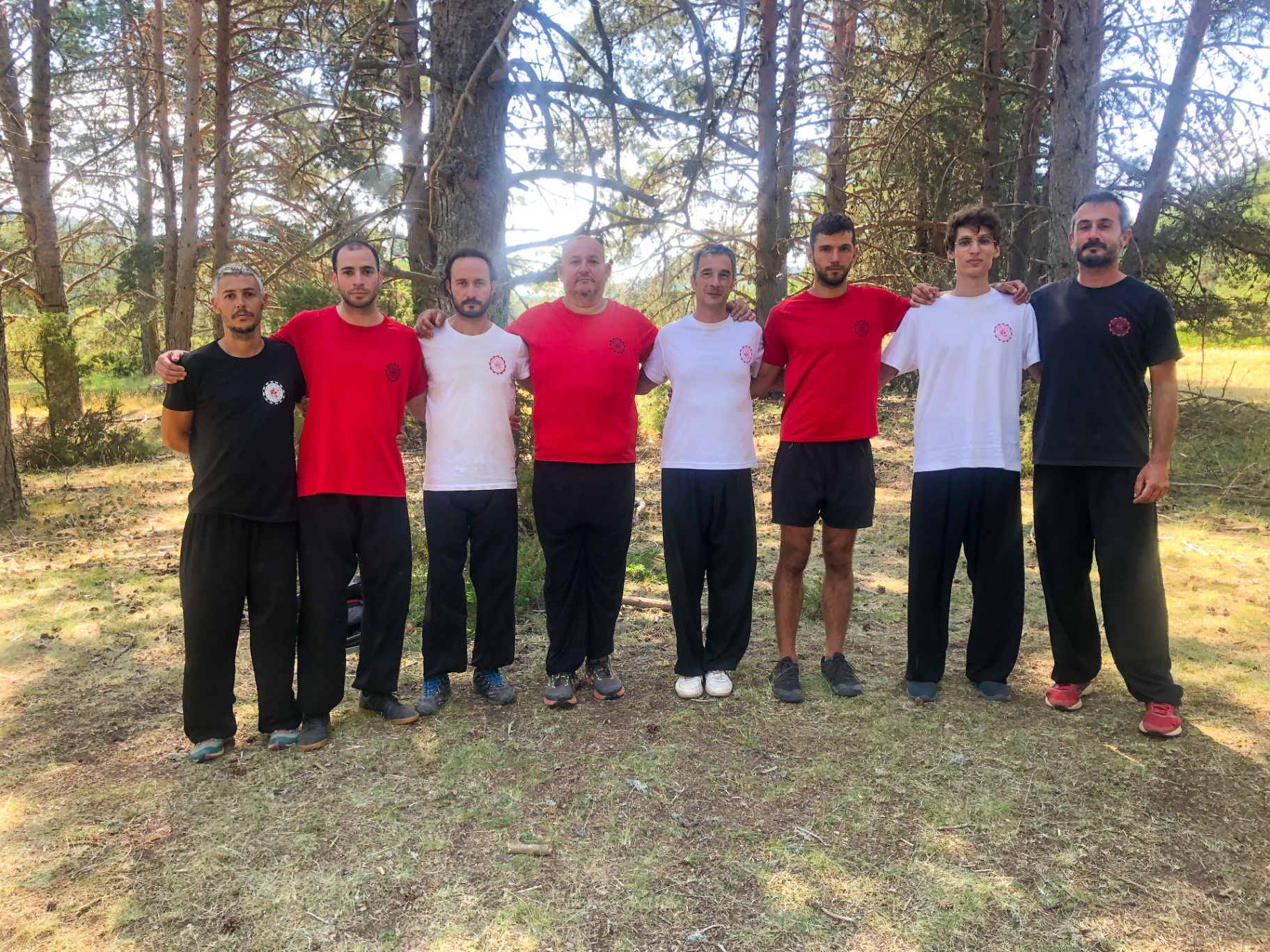 Διεθνής οικογένεια Kung Fu — ομαδική φωτογραφία